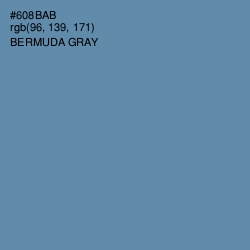 #608BAB - Bermuda Gray Color Image