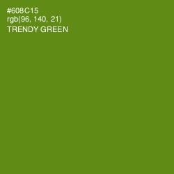 #608C15 - Trendy Green Color Image