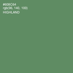 #608C64 - Highland Color Image