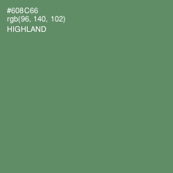 #608C66 - Highland Color Image