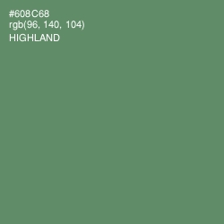 #608C68 - Highland Color Image