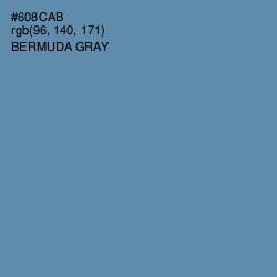 #608CAB - Bermuda Gray Color Image
