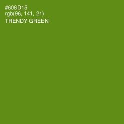 #608D15 - Trendy Green Color Image