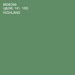 #608D66 - Highland Color Image