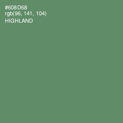 #608D68 - Highland Color Image