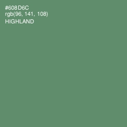 #608D6C - Highland Color Image