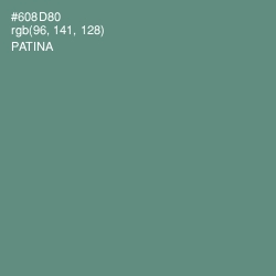 #608D80 - Patina Color Image