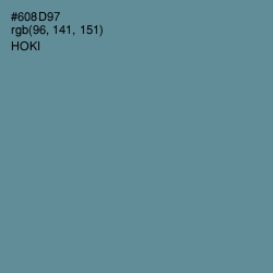 #608D97 - Hoki Color Image