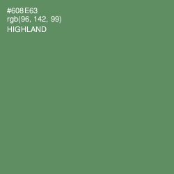 #608E63 - Highland Color Image