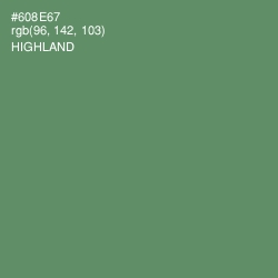 #608E67 - Highland Color Image