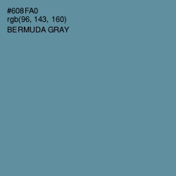 #608FA0 - Bermuda Gray Color Image