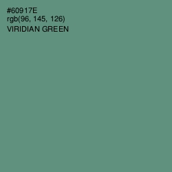 #60917E - Viridian Green Color Image