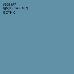 #6091A7 - Gothic Color Image