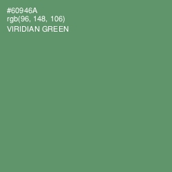 #60946A - Viridian Green Color Image