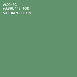 #60946C - Viridian Green Color Image