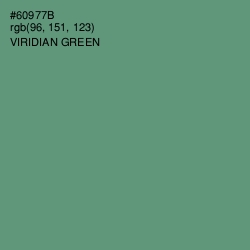 #60977B - Viridian Green Color Image