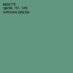 #60977E - Viridian Green Color Image