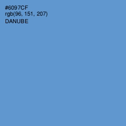 #6097CF - Danube Color Image