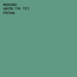 #609A83 - Patina Color Image