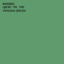 #609B6D - Viridian Green Color Image