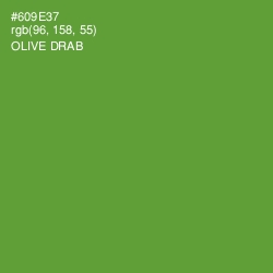 #609E37 - Olive Drab Color Image