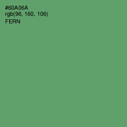 #60A06A - Fern Color Image