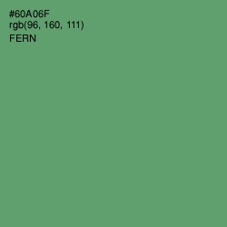 #60A06F - Fern Color Image