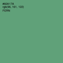 #60A17A - Fern Color Image