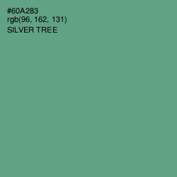 #60A283 - Silver Tree Color Image