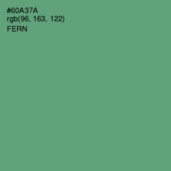 #60A37A - Fern Color Image