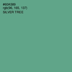 #60A589 - Silver Tree Color Image