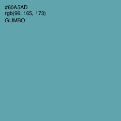 #60A5AD - Gumbo Color Image