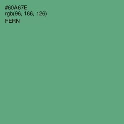 #60A67E - Fern Color Image