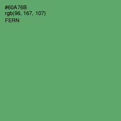 #60A76B - Fern Color Image