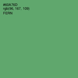 #60A76D - Fern Color Image
