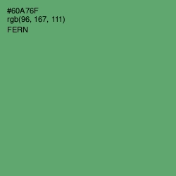 #60A76F - Fern Color Image