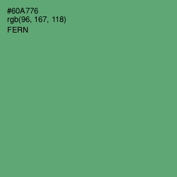 #60A776 - Fern Color Image