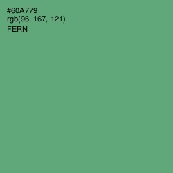 #60A779 - Fern Color Image