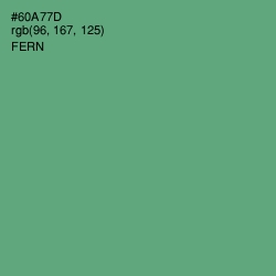 #60A77D - Fern Color Image