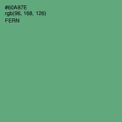 #60A87E - Fern Color Image