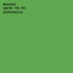 #60A950 - Asparagus Color Image