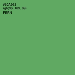 #60A963 - Fern Color Image