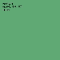 #60A975 - Fern Color Image