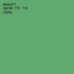 #60AA71 - Fern Color Image