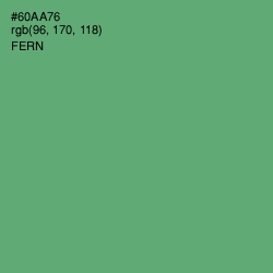 #60AA76 - Fern Color Image