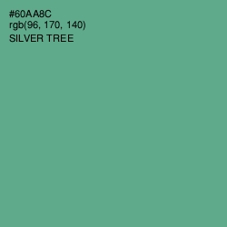 #60AA8C - Silver Tree Color Image