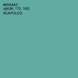 #60AAA2 - Acapulco Color Image