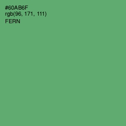 #60AB6F - Fern Color Image