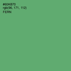 #60AB70 - Fern Color Image