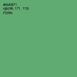 #60AB71 - Fern Color Image